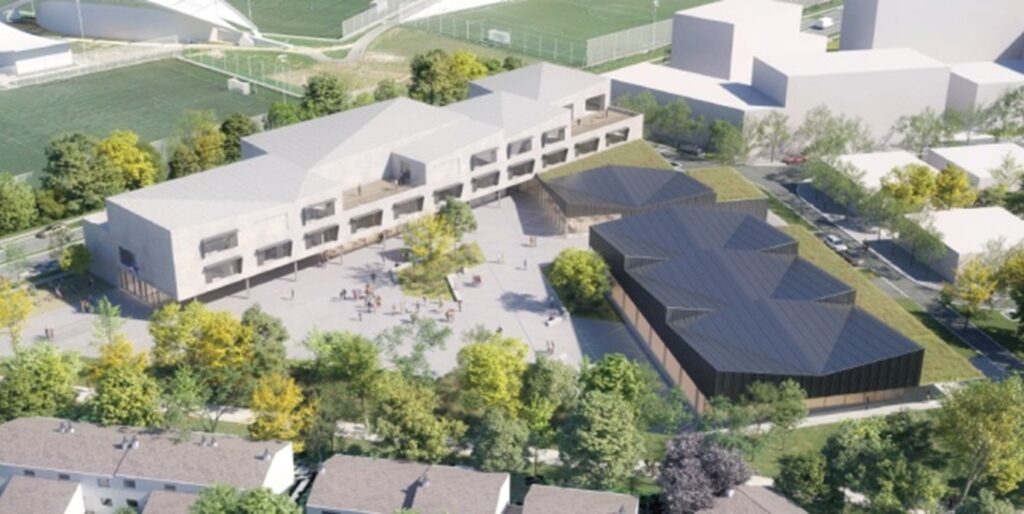 Construction d'un collège et gymnase à Cergy-Pontoise