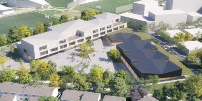 Construction d'un collège et gymnase à Cergy-Pontoise