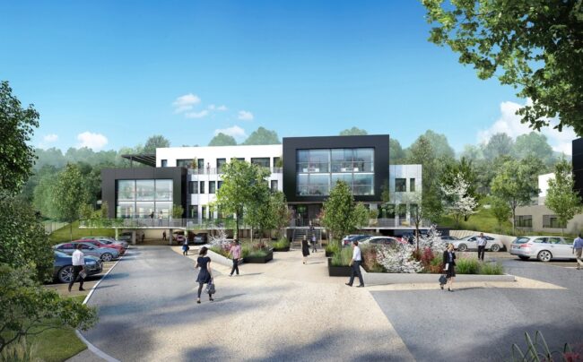 Construction de bureaux à énergie positive